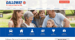 Desktop Screenshot of gallowayinsurance.com