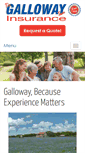 Mobile Screenshot of gallowayinsurance.com