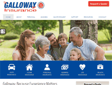 Tablet Screenshot of gallowayinsurance.com